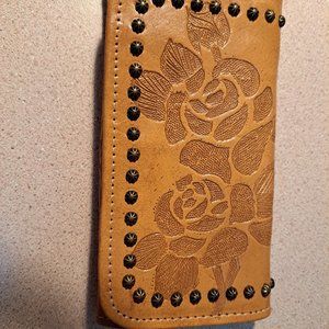 American West Texas rose wallet